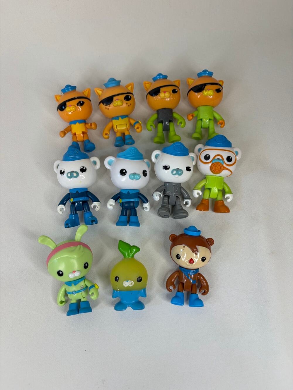 Octonauts Figures Lot of 11 Turnip, Shellington, Tweak, Cap Barnacles, Kwazii